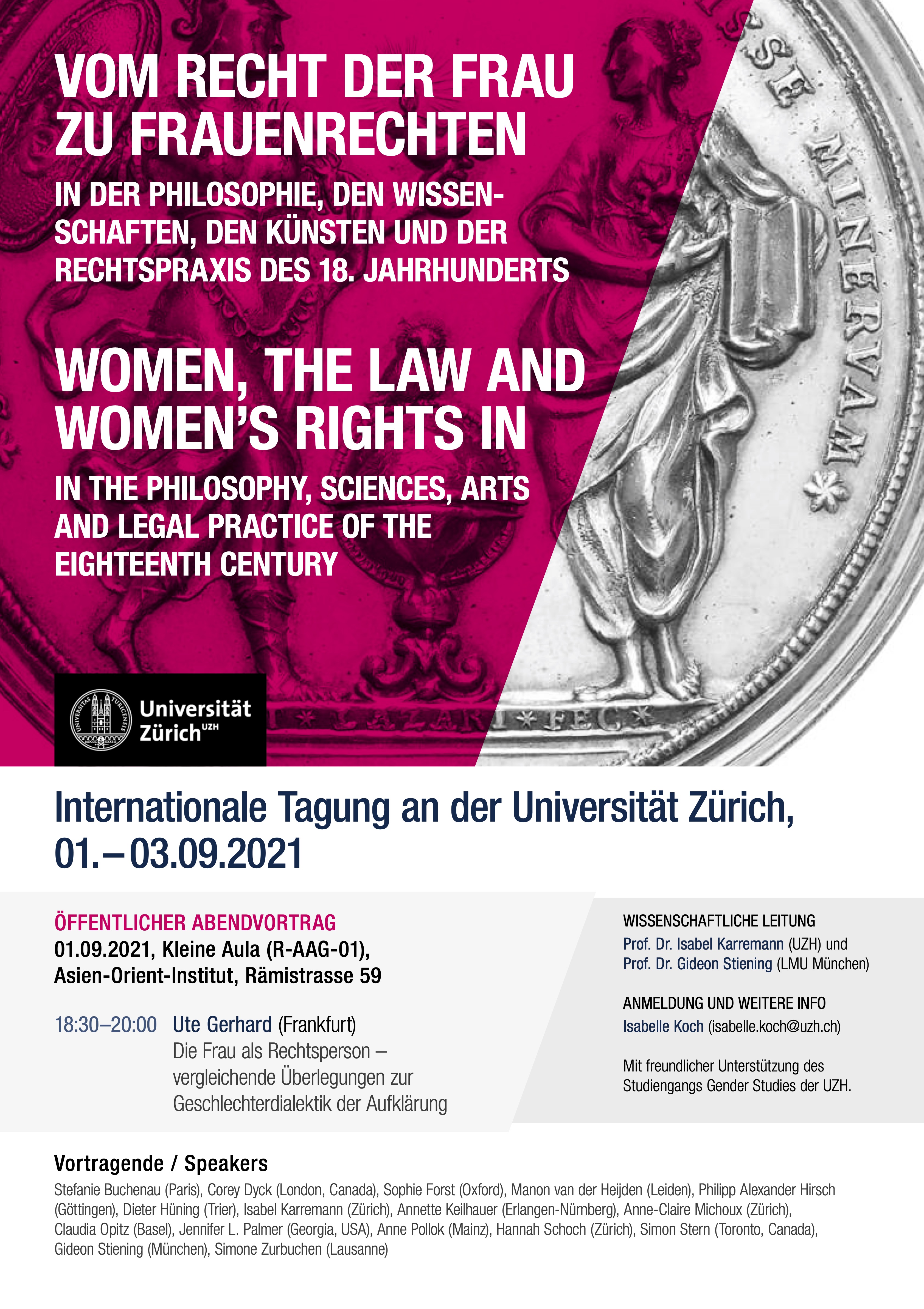 Women, the Law and Women’s Rights in the Philosophy, Sciences, Arts and Legal Practice of the Eighteenth Century