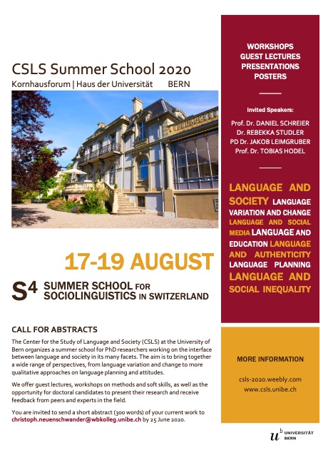 CSLS Summer School