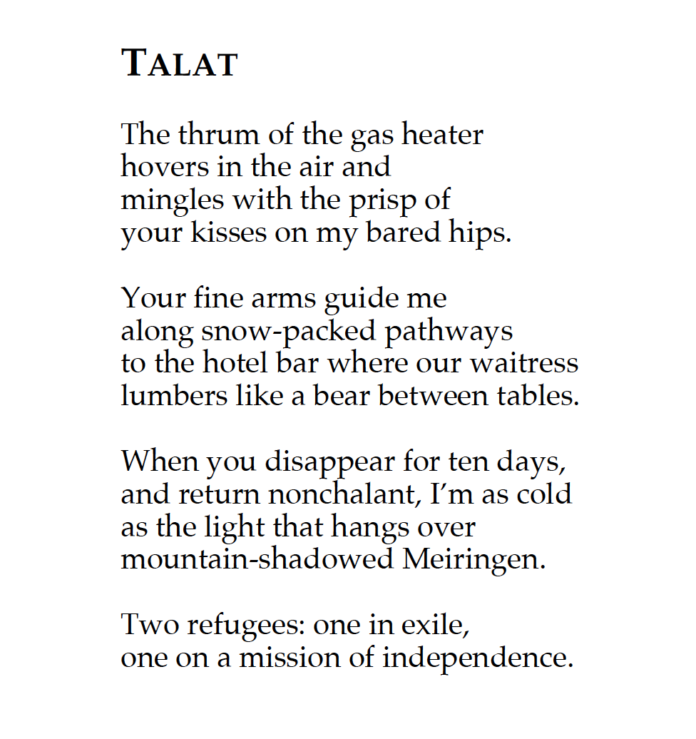 Nuala Ní Chonchúir, "Talat"